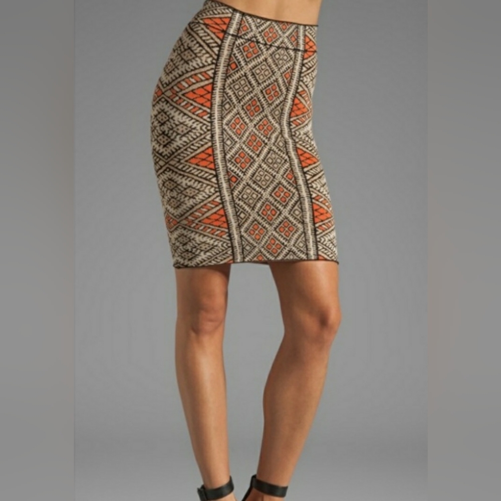 BCBG Skirt Tribal Aztec XS